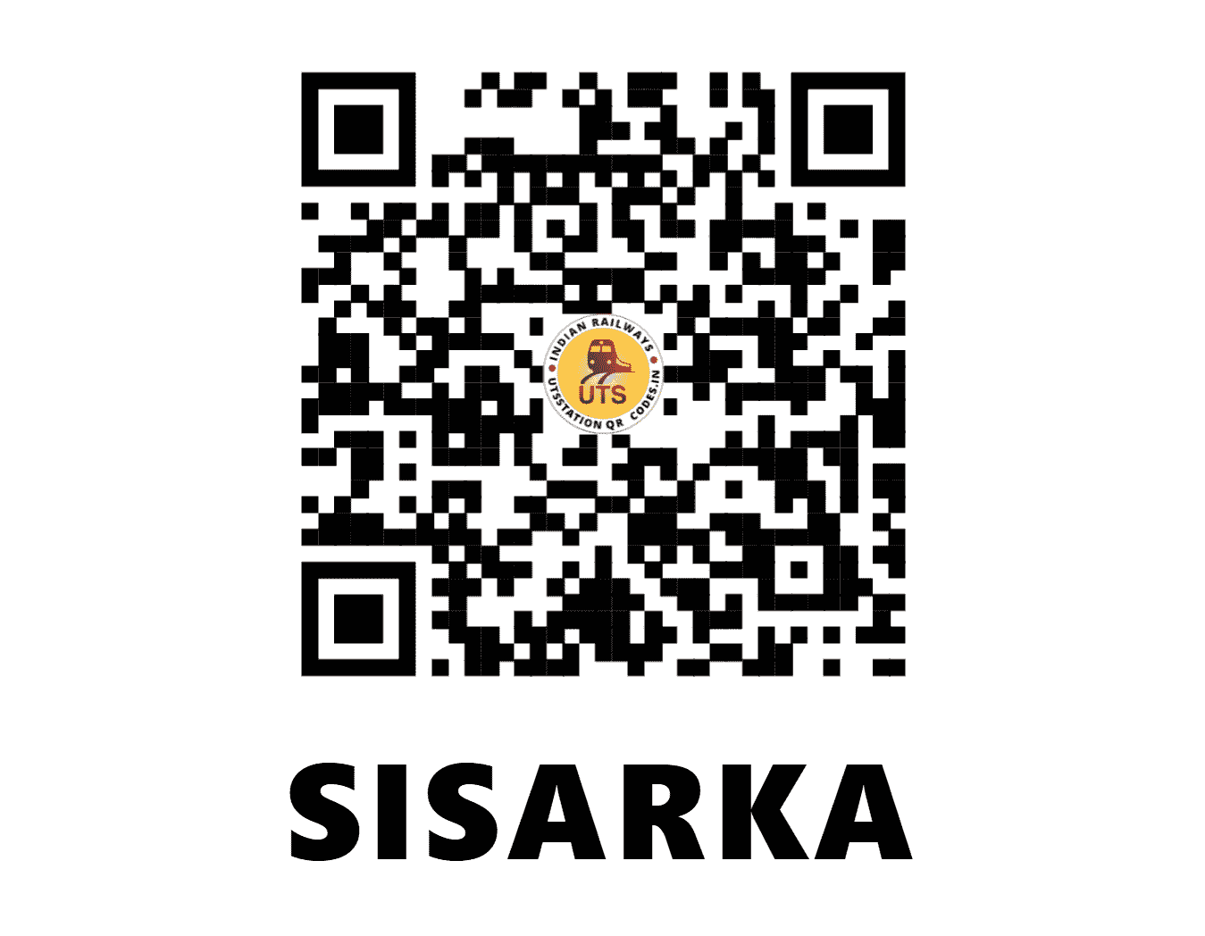 UTS QR Code for SISARKA - SSKA (NR - UTTAR PRADESH)